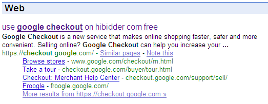 Google Checkout